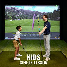 Kids 12 &amp; under Single Golf Lesson
